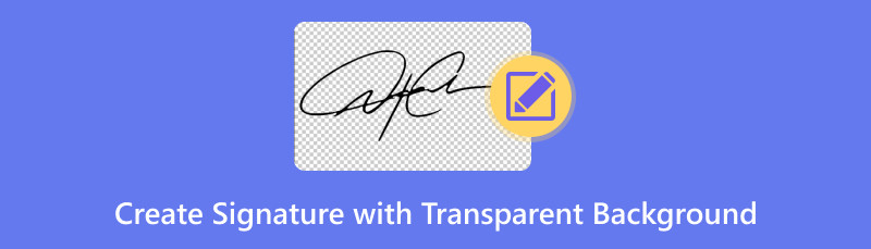 Crear firma con fondo transparente