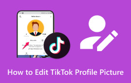 Редактировать изображение профиля TikTok