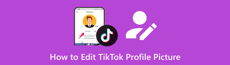 TikToks Profil şəklini redaktə edin