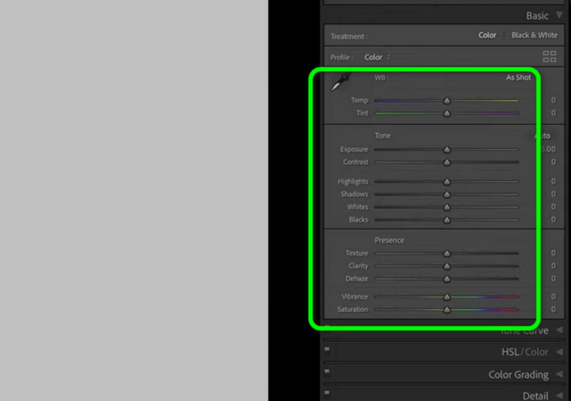 Jadikan Lightroom Latar Belakang Abu-abu