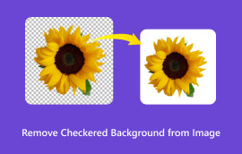 Remove Checkered Background from Image