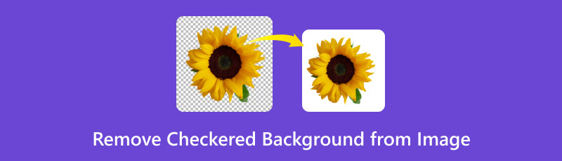 Rimuovi lo sfondo a scacchi dall'immagine