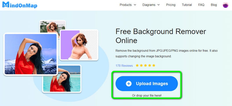 Upload Image Button Online