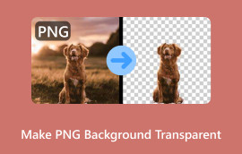 PNG నేపథ్యాన్ని పారదర్శకంగా చేయండి