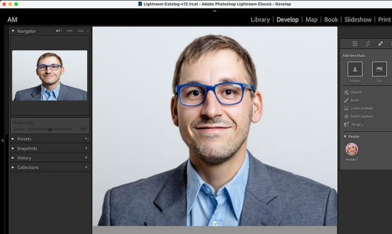 Lightroom Green Card Editor