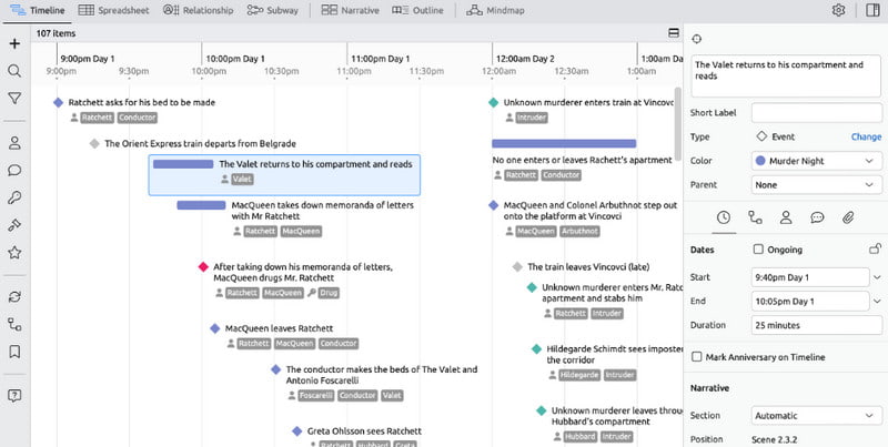 Aeon Timeline Tool