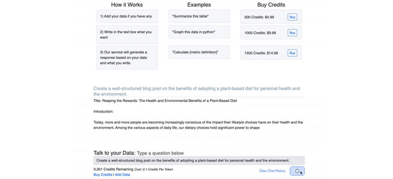 Chart GPT Tool