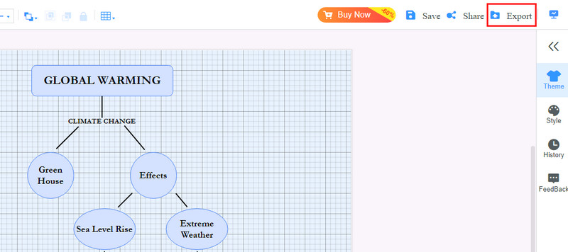 Exportar o mapa conceptual