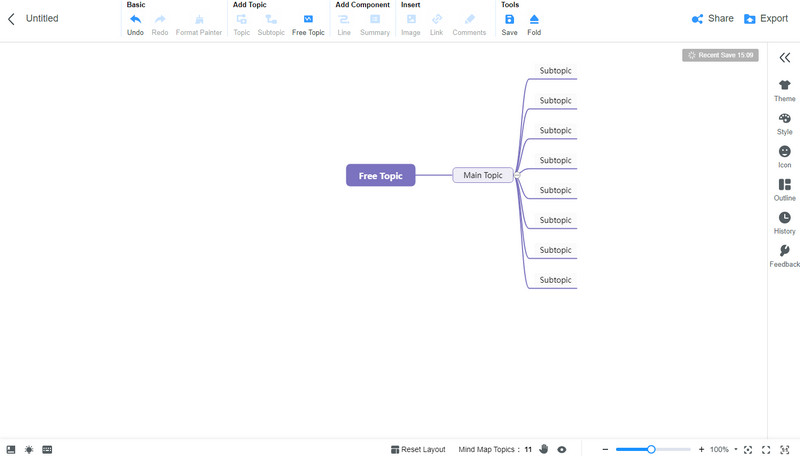 MindOnMap Interface