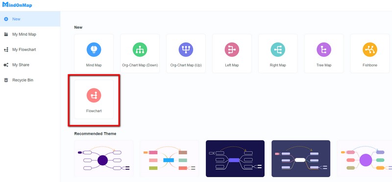 Nueva opción de diagrama de flujo