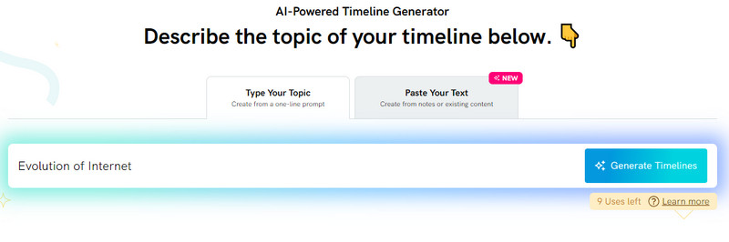 PickChart Zeitleistengenerator