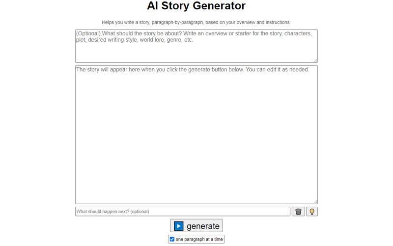 Perchance AI Story Generator