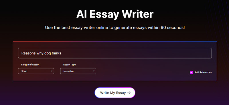 Perfectwriter ai Essay Generator
