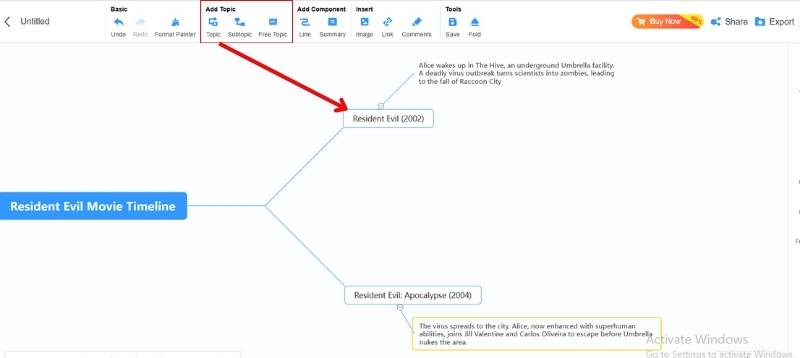 Ajouter des dates et des événements d'étiquette