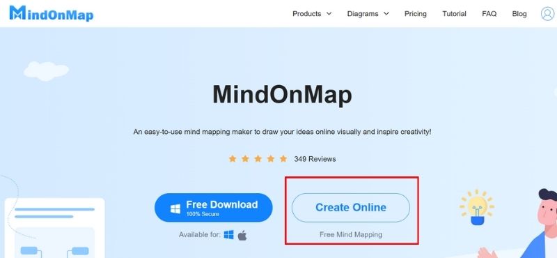 Click Create Online