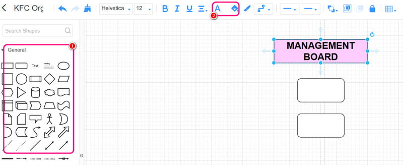 创建组织结构 Mindonmap