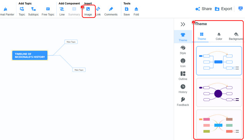 Image Theme Mindonmap