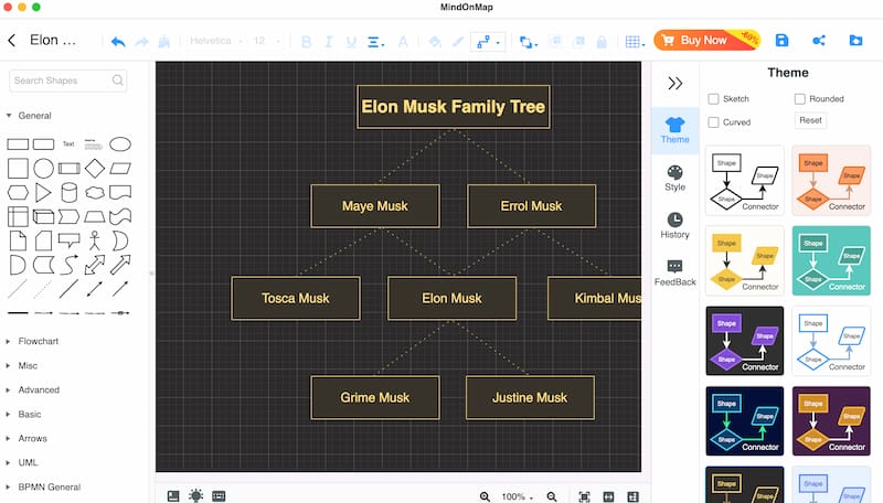 Mindonmap Add Theme