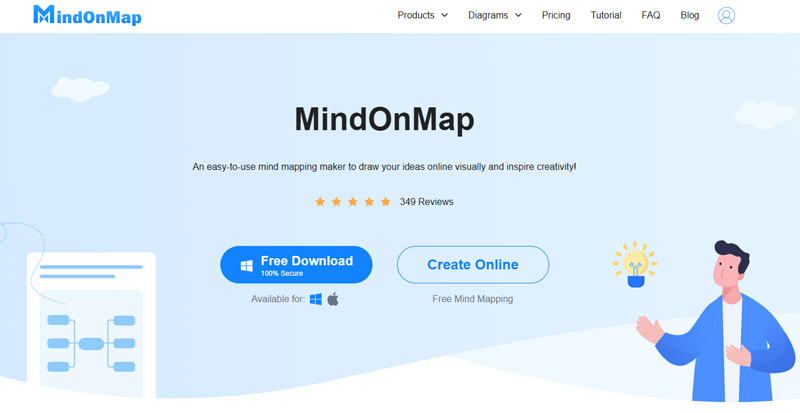 Mindonmap主页