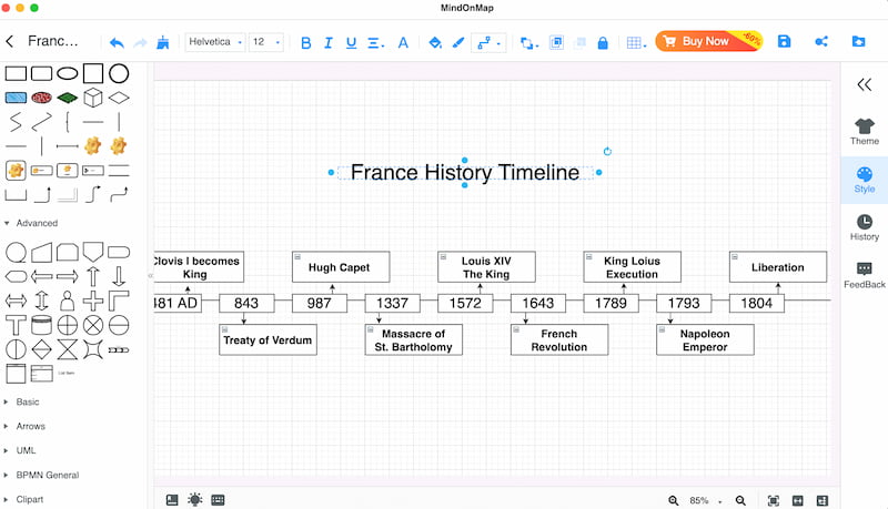 Mindonmap Ad Text For France History