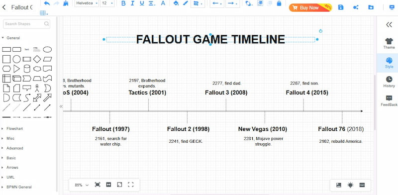 Mindonmap Fallout Game Add Text