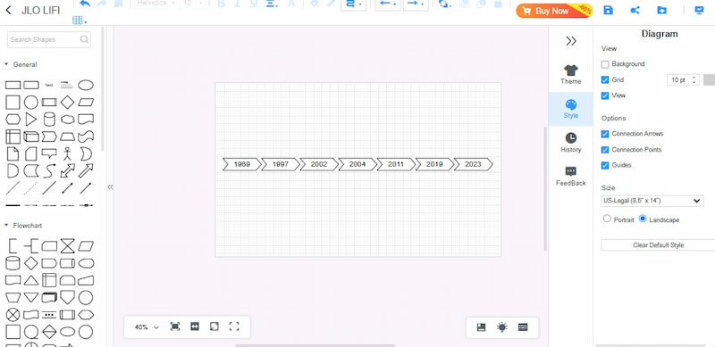 Mindonmap Jlo Timeline Add Shape