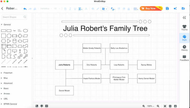 Mindonmap Julia Roberts Family Free Add Text