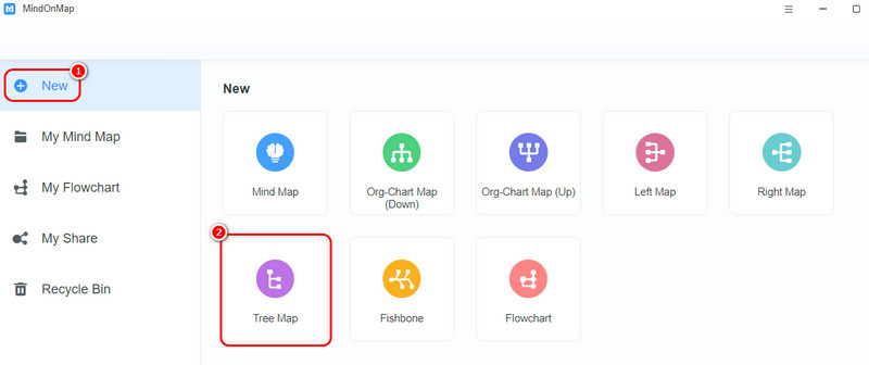 เทมเพลตแผนที่ต้นไม้ใหม่